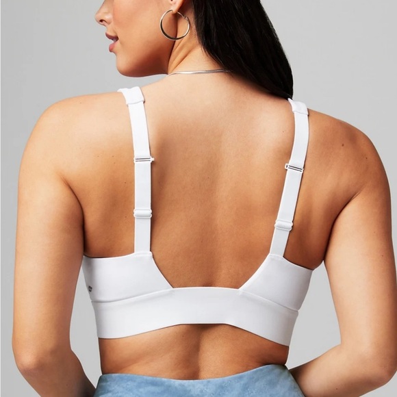 Fabletics Low Impact Bra. Size SMALL. Color WHITE. - Picture 2 of 5